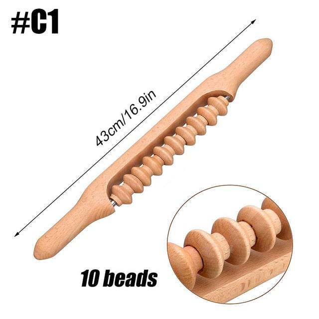 Wooden Scraping Stick Muscle Relaxation Massage Tool - TheWellBeing4All