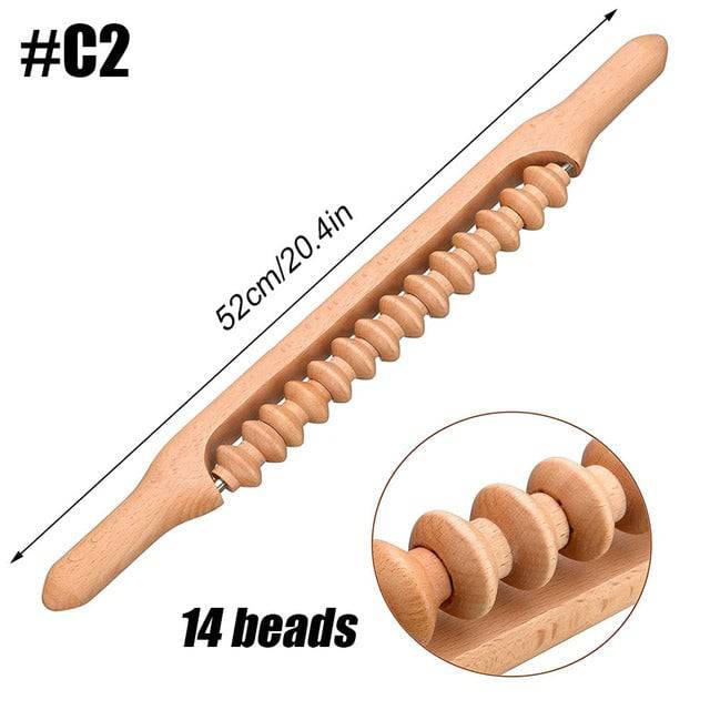 Wooden Scraping Stick Muscle Relaxation Massage Tool - TheWellBeing4All