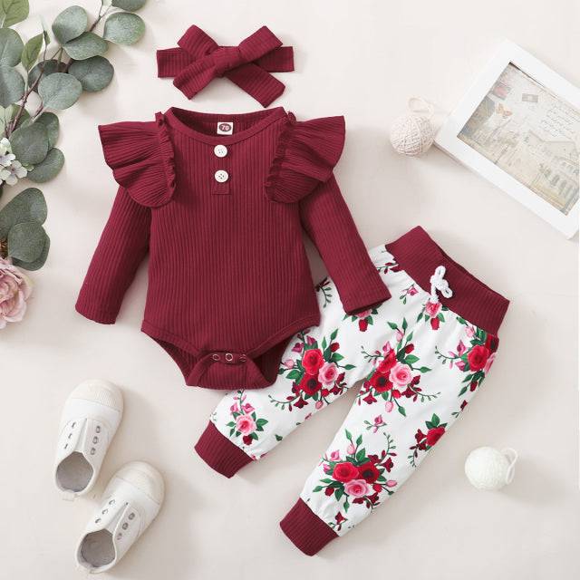 3 Months Baby Girl Clothes Toddler Girl Outfits 6M - TheWellBeing4All