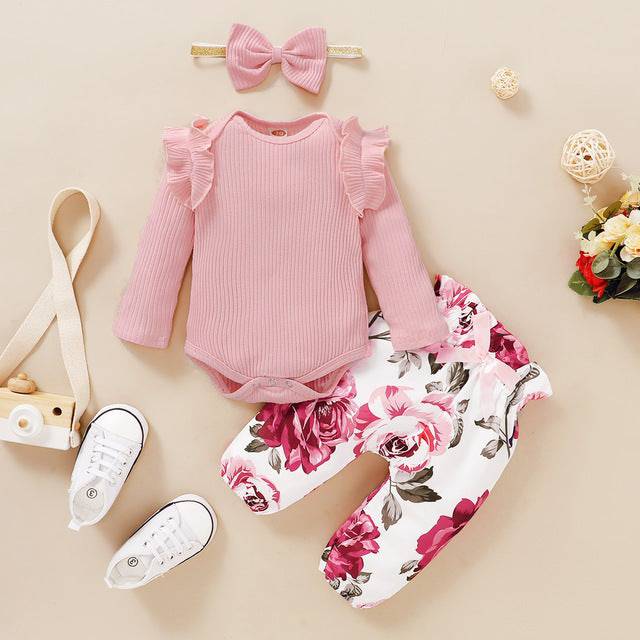 3 Months Baby Girl Clothes Toddler Girl Outfits 6M - TheWellBeing4All