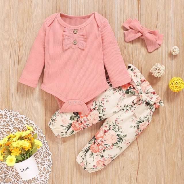 3 Months Baby Girl Clothes Toddler Girl Outfits 6M - TheWellBeing4All