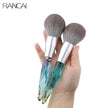 RANCAI Big size Loose Powder Makeup Brush Crystal Soft Synthetic Hair Pro Fluffy Vegan Make up Tool Large Single Blush Brush - TheWellBeing4All