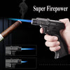 Spray Gun Long Flame Kitchen BBQ Torch  Fixed Fire Luxury  Big Jet Flame Cigar Gas Butane Lighter - TheWellBeing4All