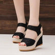 Ladies Shoes Women Sandals Summer Open Toe Fish Head Platform High Heels Wedge Sandals - TheWellBeing4All