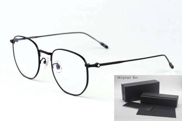 Round Big Face Fashion Brand Light Prescription Glasses Eyewear - TheWellBeing4All