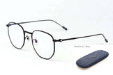 Round Big Face Fashion Brand Light Prescription Glasses Eyewear - TheWellBeing4All