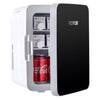 Mini refrigerador de 10L, refrigerador para coche, congelador portátil, refrigerador y calentador, almacenamiento de alimentos y bebidas cosméticas para el cuidado de la piel 