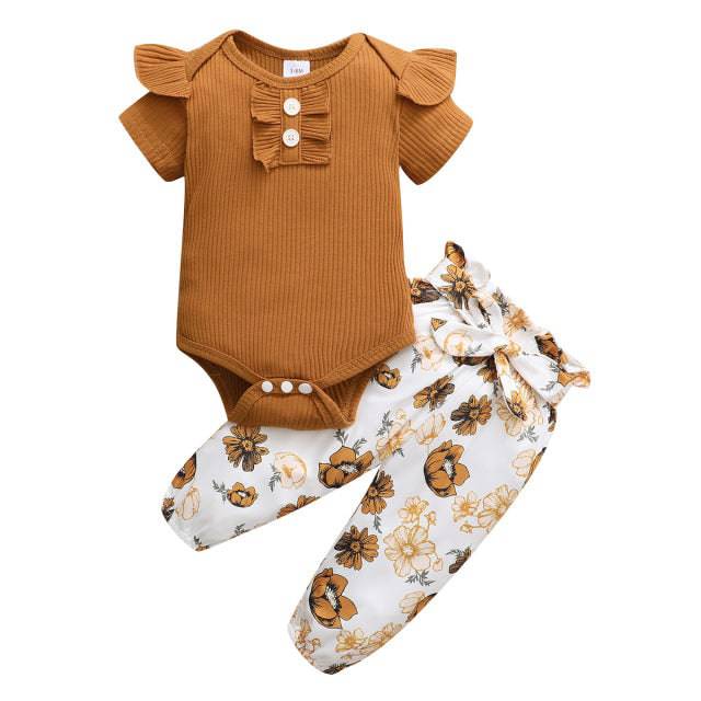 3Pcs Baby Girl Clothes Set Newborn's Clothing - TheWellBeing4All