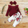 3Pcs Baby Girl Clothes Set Newborn's Clothing - TheWellBeing4All