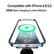 30W Magnetic Wireless Chargers Car Air Vent Stand Phone Holder Mini QI Fast Charging - TheWellBeing4All