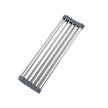 Foldable Stainless Steel Dish Drainer - TheWellBeing4All