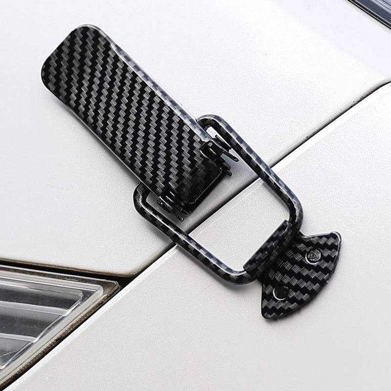 Pull buckle bumper carbon fiber lock repair gap decoration set - TheWellBeing4All