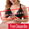 Non Padded Seamless Underwire Racer back Front Close Push Up Bra 105 110 A B C D E F Plus Size Cup BH - TheWellBeing4All