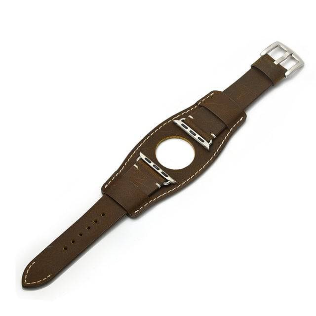 Leather Bracelet Belt For Apple - TheWellBeing4All