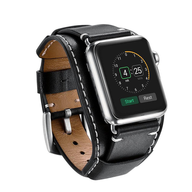 Leather Bracelet Belt For Apple Watch - TheWellBeing4All