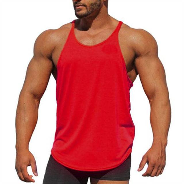 Cotton Sleeveless Shirt Casual Fashion Fitness Stringer Tank Top Men bodybuilding Clothing M-XXL - TheWellBeing4All