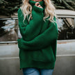 Pullover Turtle Neck Knitted Oversized - TheWellBeing4All