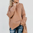 Pullover Turtle Neck Knitted Oversized - TheWellBeing4All