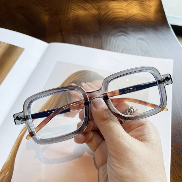 Frame Square Clear Len Glasses - TheWellBeing4All