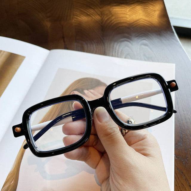 Frame Square Clear Len Glasses - TheWellBeing4All