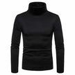 Sweaters Winter Autumn Turtleneck Long Sleeve Plain Stretch Kintted Pullovers Basic Tops Slim Fit Fashion Mens Sweater - TheWellBeing4All