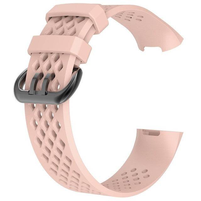 Replacement Band For Fitbit Charge 3 Strap Silicone Band For Fitbit Charge 4 Breathable Watch Strap For Fitbit Charge 4/3 Band - TheWellBeing4All