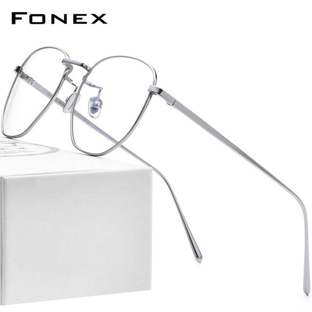 Titanium Glasses Frame Men Myopia Optical Prescription Oversize Eyeglasses Frame - TheWellBeing4All