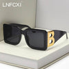 The Letter B  Square Luxury Trend Sunglasses - TheWellBeing4All