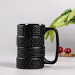 Tire Ceramic Mug Large Capacity Porcelain Coffee Milk Tea Black Cups NICE Gift - TheWellBeing4All