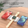 3 in 1 Foldable Magnetic Wireless Chargers for iPhone, Apple Watch/AirPods - TheWellBeing4All