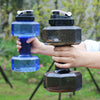 Water Dumbbell Sport Bottle Large Capacity Fitness Bodybuilding Exercise Outdoor - TheWellBeing4All