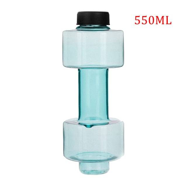 Water Dumbbell Sport Bottle Large Capacity Fitness Bodybuilding Exercise Outdoor - TheWellBeing4All