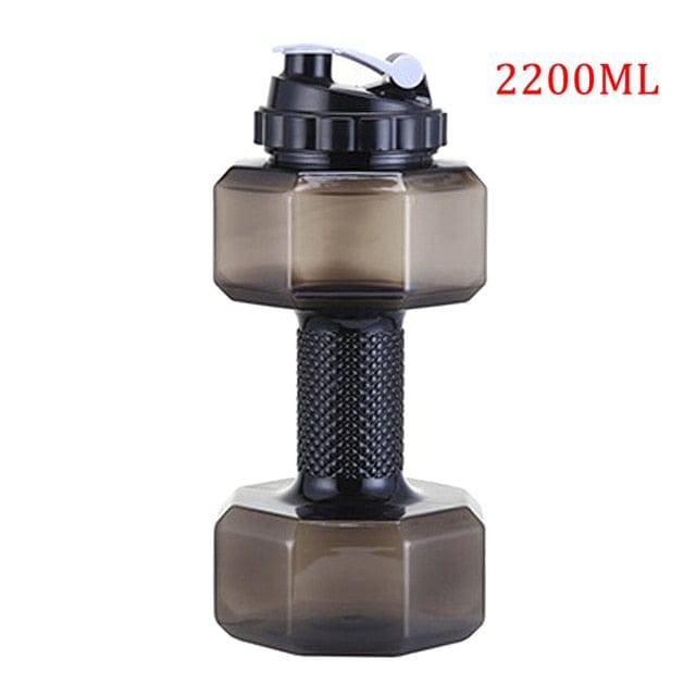 Water Dumbbell Sport Bottle Large Capacity Fitness Bodybuilding Exercise Outdoor