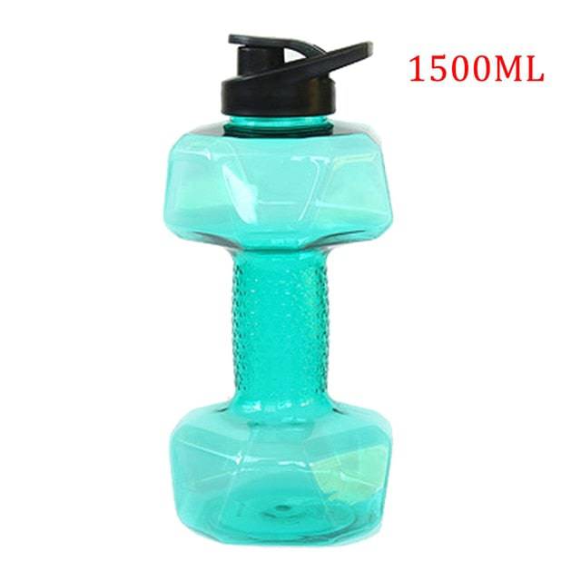 Water Dumbbell Sport Bottle Large Capacity Fitness Bodybuilding Exercise Outdoor