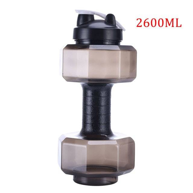 Water Dumbbell Sport Bottle Large Capacity Fitness Bodybuilding Exercise Outdoor