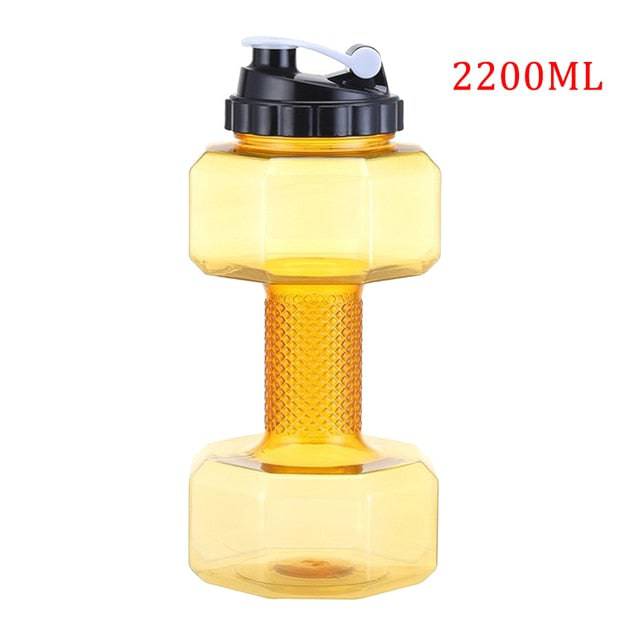 Water Dumbbell Sport Bottle Large Capacity Fitness Bodybuilding Exercise Outdoor