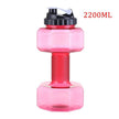 Water Dumbbell Sport Bottle Large Capacity Fitness Bodybuilding Exercise Outdoor - TheWellBeing4All