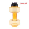 Water Dumbbell Sport Bottle Large Capacity Fitness Bodybuilding Exercise Outdoor - TheWellBeing4All