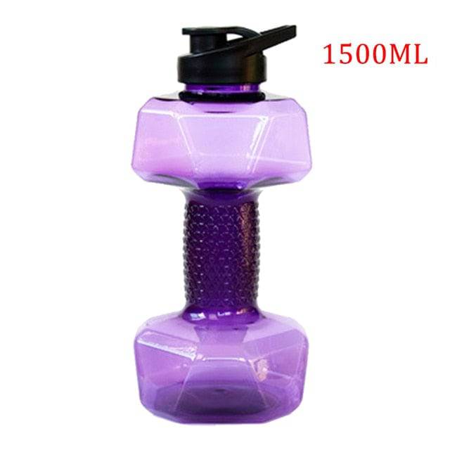 Water Dumbbell Sport Bottle Large Capacity Fitness Bodybuilding Exercise Outdoor