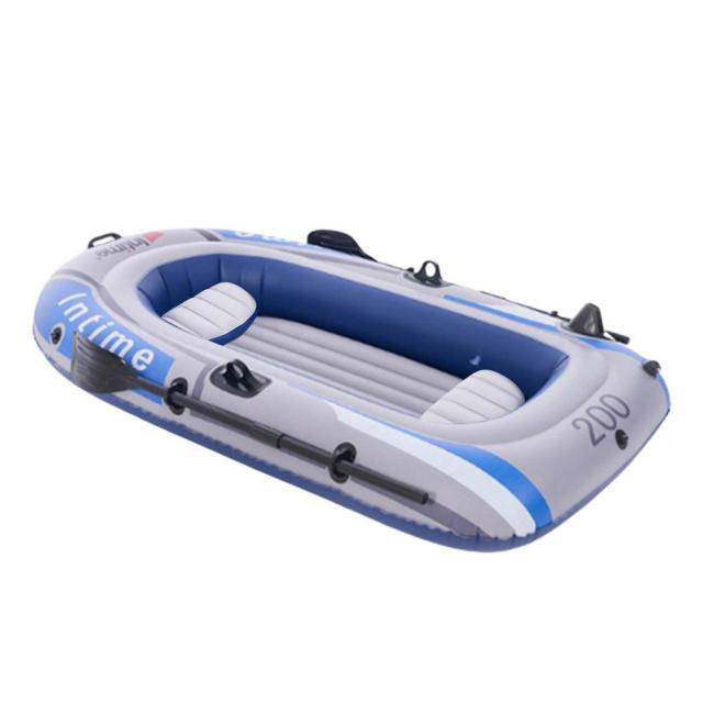 Inflatable Boat Raft with Air Pump Rope Paddle - TheWellBeing4All