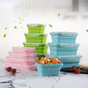 Silicone Lunch Box Portable Food Storage Container - TheWellBeing4All