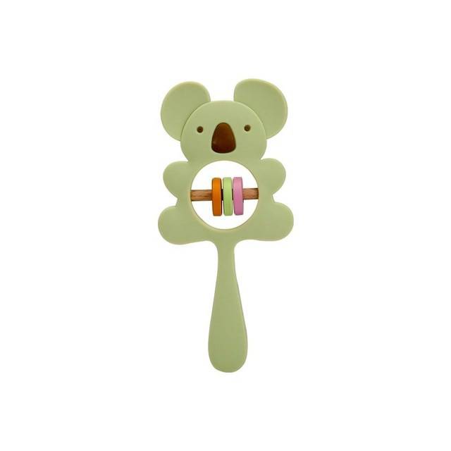 Silicone Rattles Animal Koala Handbells  Baby Bed Bell Educational Toys Safe Food Grade Baby Teether - TheWellBeing4All