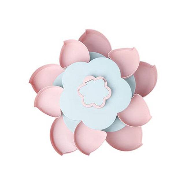 Flower Petal Rotating Snack Box - TheWellBeing4All