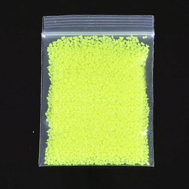 Fluorescent Super luminous Particles Glow Pigment Bright Gravel Noctilucent Sand Glowing in the Dark Sand Powder - TheWellBeing4All