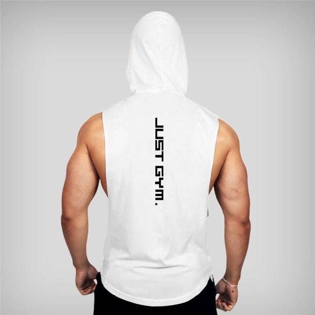 Gym Hoodies Tank Top Men Fitness Shirt Bodybuilding Singlet Workout Vest Men - TheWellBeing4All