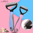 Pets Fur Knot Cutter Dog Grooming Shedding Tools Pet Cat Hair Removal Comb Brush Double sided Pet Products - TheWellBeing4All