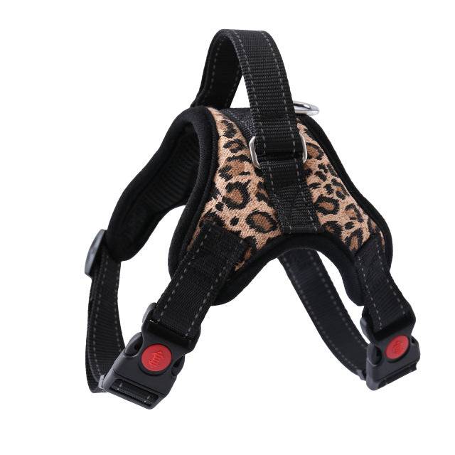 Dog and Cat Adjustable Harness with Leash Reflective and Breathable for Small and Large Dog Harness Vest Pet Supplies - TheWellBeing4All