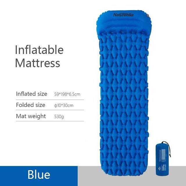 Inflatable Pad Air Bag Mattress Portable Sleeping Gear - TheWellBeing4All