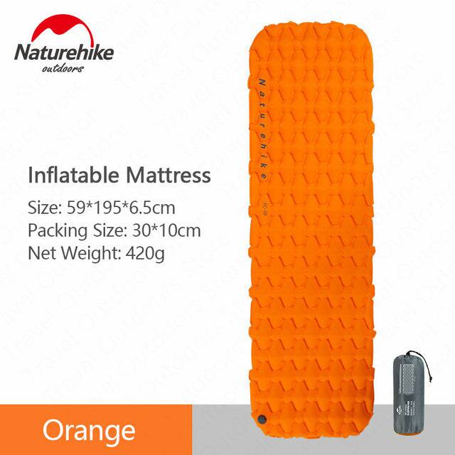 Inflatable Pad Air Bag Mattress Portable Sleeping Gear - TheWellBeing4All