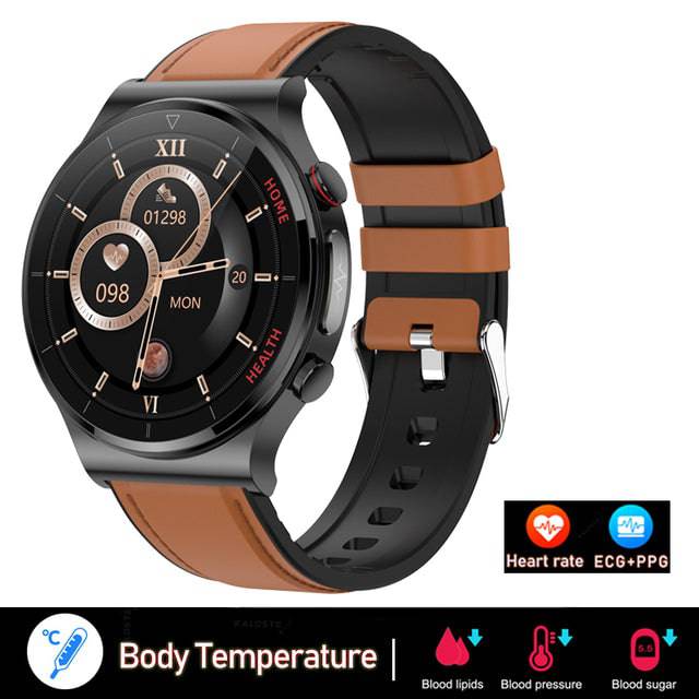 ECG+PPG Smart Watch for Laser Treatment of Hypertension, Hyperglycemia, and Hyperlipidemia - TheWellBeing4All